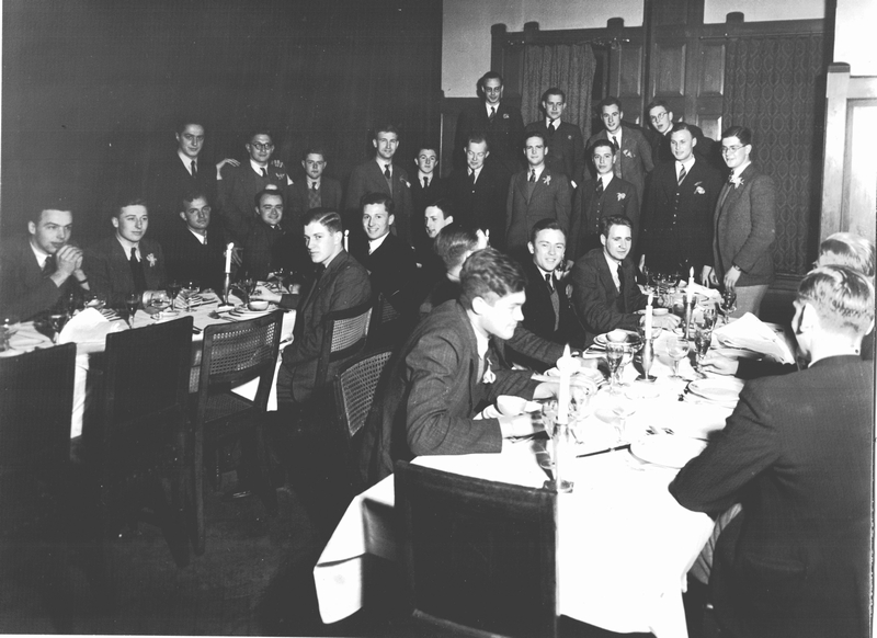 Diner in 1938 n.a.v. het kampioenschap